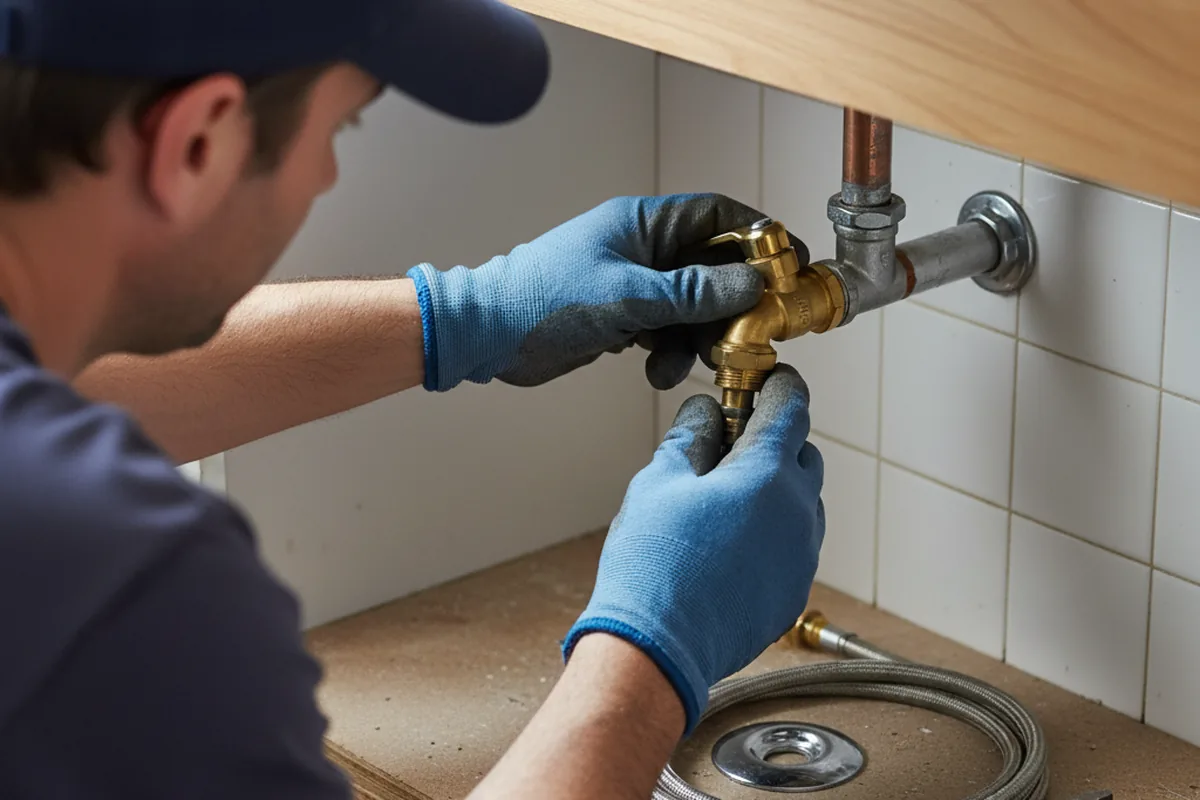 Shutoff valve and fitting work during Faucet and Fixture Repair in Willow Grove
